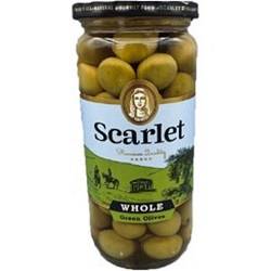 اسکارلت زیتون شور با هسته  500 گرم شیشه